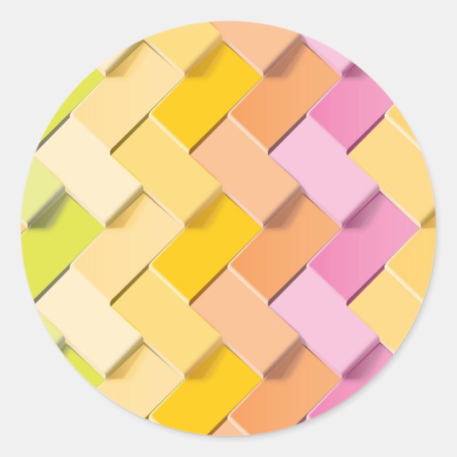 Sticker Rond Création d'un nouveau Motif (Devant)