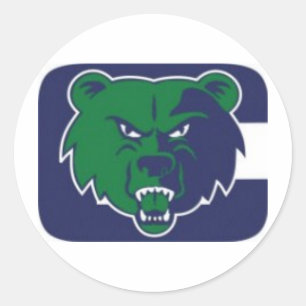 Sticker Rond Creekview Grizzlies Youth Football Association