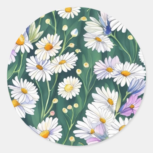 Sticker Rond Créez un look intemporel avec la beauté classique (Devant)