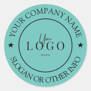 Sticker Rond Créez votre logo d'entreprise Classic Classic