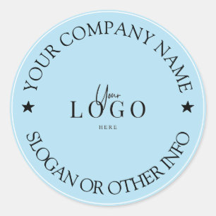 Sticker Rond Créez votre logo d'entreprise Classic Classic