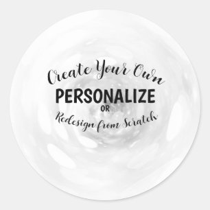 Sticker Rond Créez votre propre
