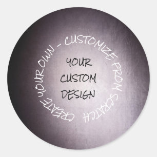 Sticker Rond Créez votre propre Customisé