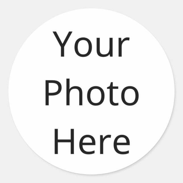Sticker Rond Créez votre propre design (Devant)