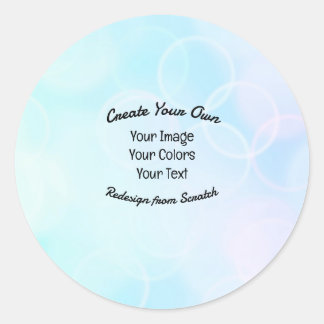 Sticker Rond Créez Votre Propre Design/Logo Personnalisé