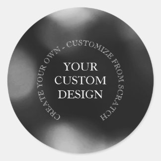Sticker Rond Créez votre propre design/logo personnalisé