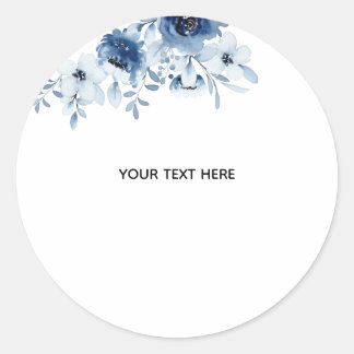 Sticker Rond Créez Votre Propre Floral