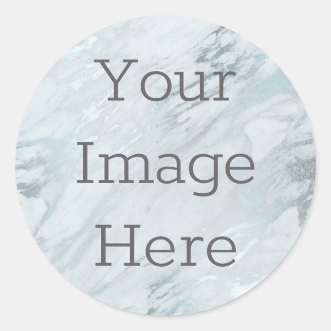 Sticker Rond Créez votre propre imitation feuille métallisée ar (Devant)