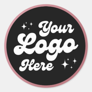 Sticker Rond Créez votre propre logo professionnel personnalisé