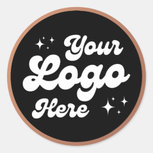 Sticker Rond Créez votre propre logo professionnel personnalisé