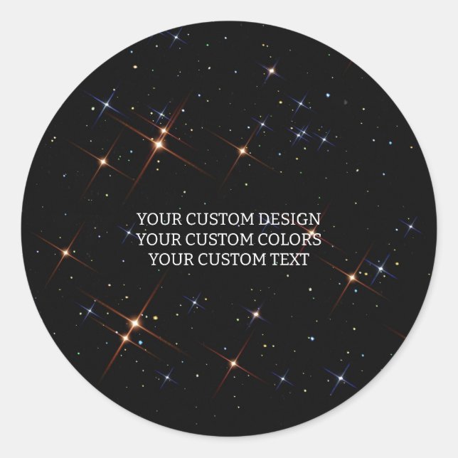 Sticker Rond Créez votre propre personnalisation personnalisée (Devant)