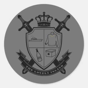 Sticker Rond Crest