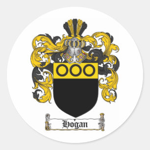 STICKER ROND CREST FAMILIAL HOGAN - MANTEAU D'ARMES HOGAN