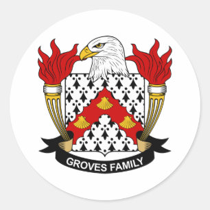 Sticker Rond Crête de famille de vergers