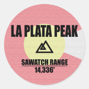 Sticker Rond Crête de La Plata