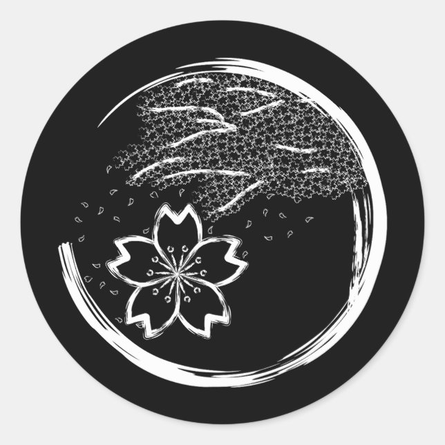 Sticker Rond crête de printemps (Devant)