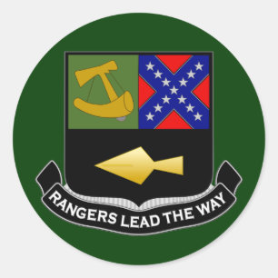 Sticker Rond Crête de Ranger 1