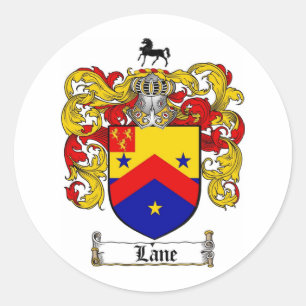 STICKER ROND CRÊTE FAMILIALE DE LANE - VÊTEMENT D'ARMES DE LANE