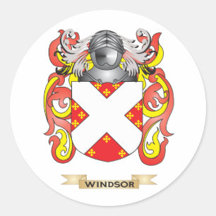 Sticker Rond Crête familiale de Windsor (armoiries)