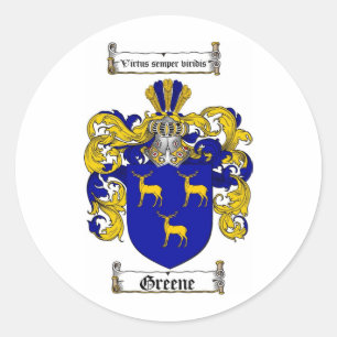 STICKER ROND CRÊTE FAMILIALE VERTE - VERTE