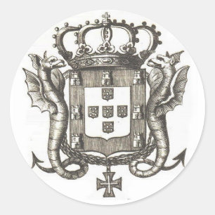 Sticker Rond crête portugaise