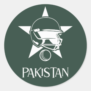 Sticker Rond Cricket au Pakistan