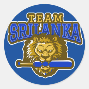 Sticker Rond Cricket au Sri Lanka