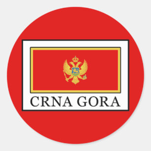 Sticker Rond Crna Gora