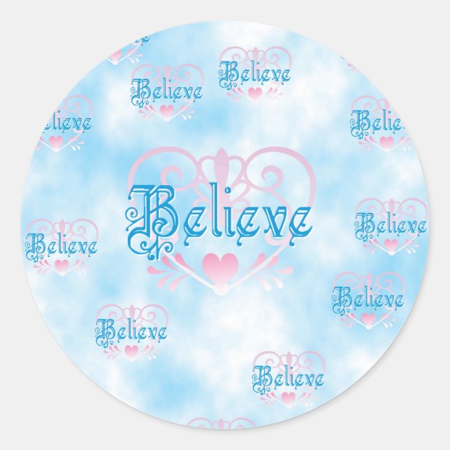 Sticker Rond Croire (Devant)