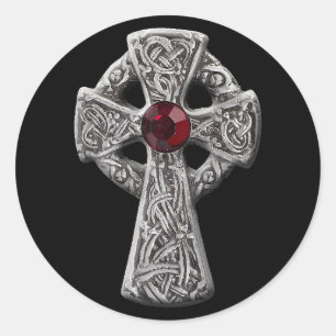 Sticker Rond Croix celtique