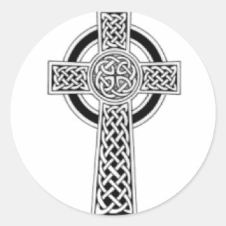 Sticker Rond Croix celtique 1