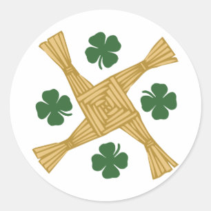 Sticker Rond Croix de Saint-Brigides