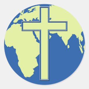 Sticker Rond Croix de Terre