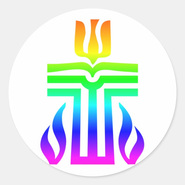 Sticker Rond Croix presbytérienne (Devant)