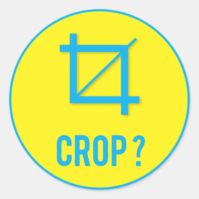 STICKER ROND CROP ? (Devant)