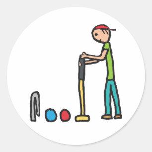 Sticker Rond Croquet