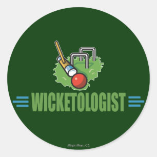Sticker Rond Croquet humoristique