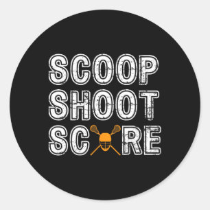 Sticker Rond Crosse de score de tir à l'anneau