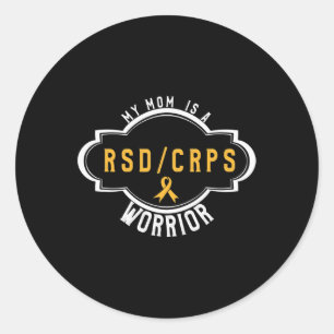 Sticker Rond Crpsrsd Sensibilisation Orange Ribbon Tee Cadeau P