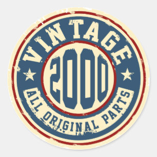 Sticker Rond Cru 2000 toutes les pièces d'original