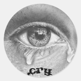 Sticker Rond Cry