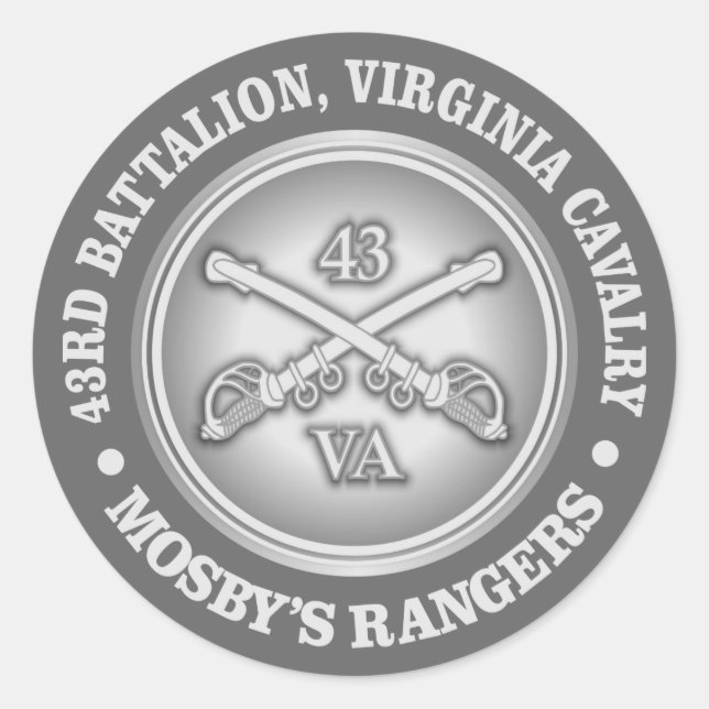 Sticker Rond CSC - Les Rangers de Mosby (Devant)