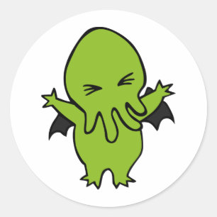 Sticker Rond Cthulie