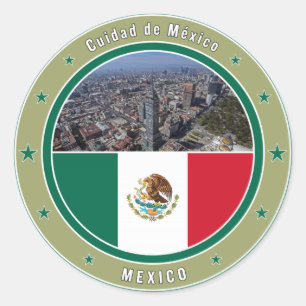 Sticker Rond Cuidad de Mexico