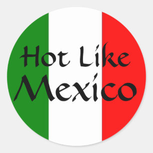 Sticker Rond Cuisine comme le Mexique
