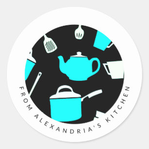 Sticker Rond Cuisine Cuisine & Ustensiles De la cuisine de