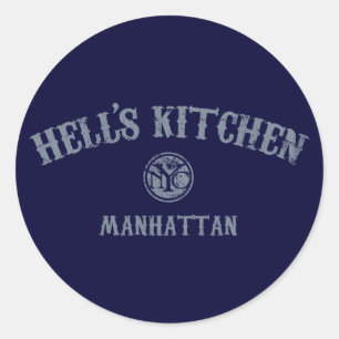 Sticker Rond Cuisine de l'enfer