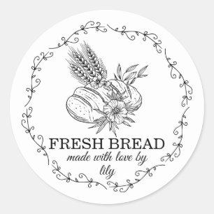 Sticker Rond Cuisson de pain au levain