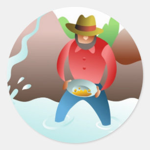 Sticker Rond Cuisson pour l'or