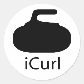 Sticker Rond Curl